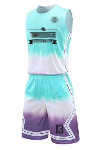 網上下單訂購波衫套裝  供應籃球比賽透氣波衫套裝  籃球服專門店 漸變色  SKWTV062